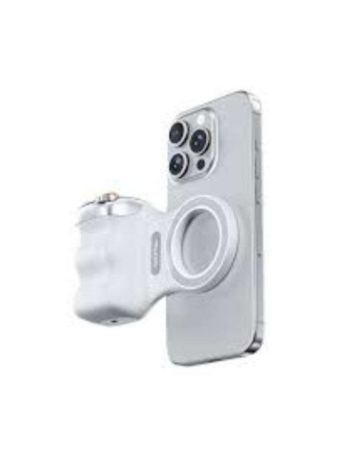 TELESIN Fun Shot Magnetic Camera Grip for iPhone & Android – DSLR Style Phone Handle with Detachable Wireless Shutter, 1/4" Screw Mount, Ergonomic Grip - Image 1