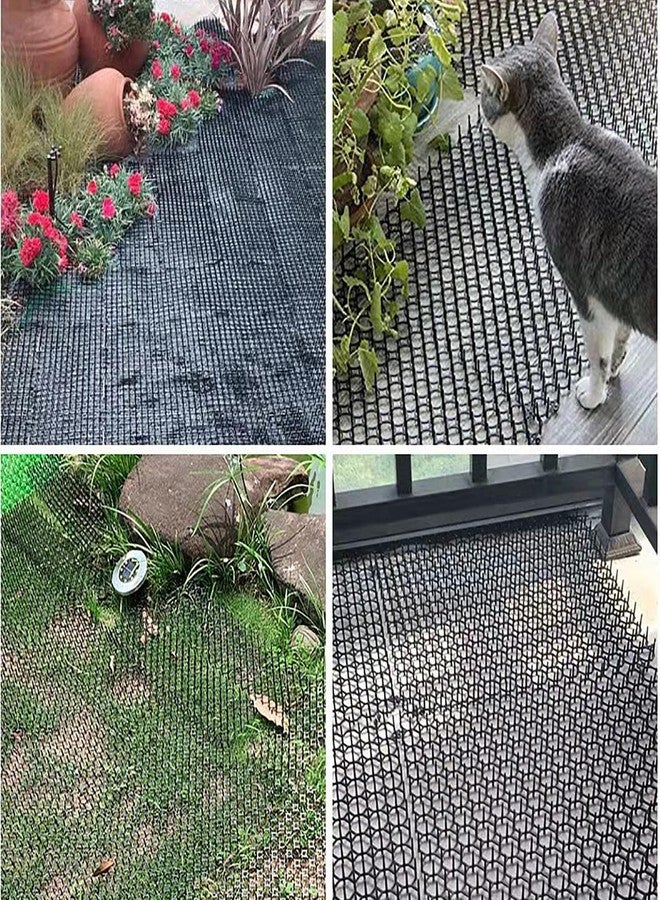 GKYZBB 10 Pack Extra Large Cat Scat Mat for Cats,16.5 x 13 in,Cat Indoor/Outdoor Deterrent Pad,Dog and Cat Spike Mat Anti,dig for Garden,Cat Anti-Scratch Mat with - Image 5