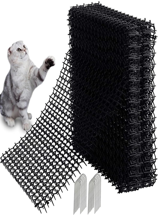 GKYZBB 10 Pack Extra Large Cat Scat Mat for Cats,16.5 x 13 in,Cat Indoor/Outdoor Deterrent Pad,Dog and Cat Spike Mat Anti,dig for Garden,Cat Anti-Scratch Mat with - Image 1