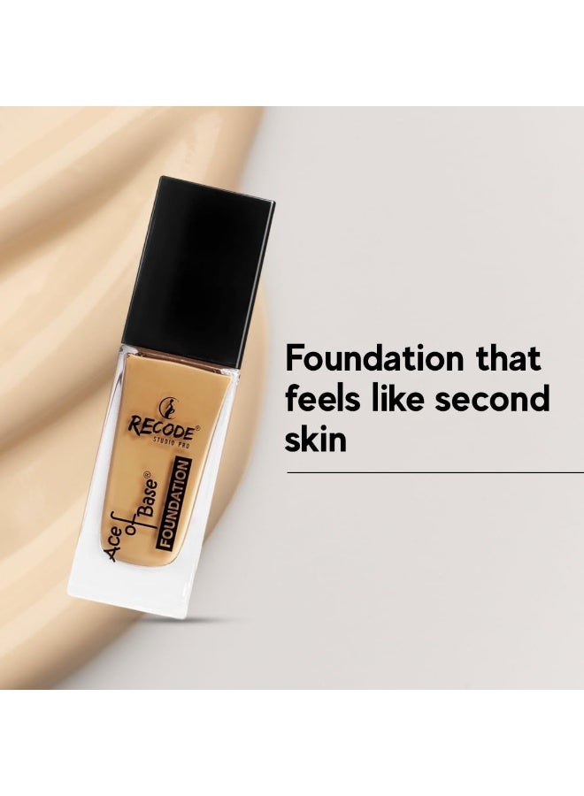 Recode Liquid Foundation Luminous Matte Finish Medium to High Coverage Shade 06 Calcutta 30ml - Image 2