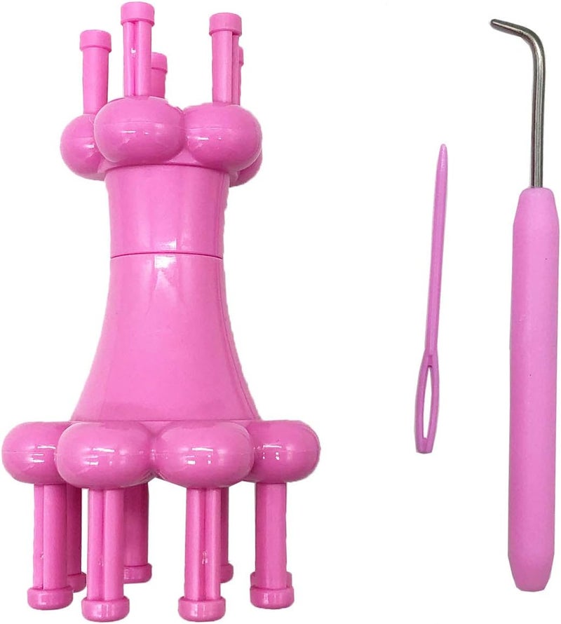 WAYION DIY Weaving Tool Hook Crochet Flower Arranger Spool Loom Knitter Knitting Rope Hook Knitting Tool - Image 1