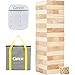 GOROCK Giant Tumbling Tower Game57Pcs Wooden Block Stacking Game Over 42FTClassic Family Indoor Outdoor Yard Party Games for Kids and Adults with Carry Bag - Image 2