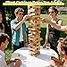 GOROCK Giant Tumbling Tower Game57Pcs Wooden Block Stacking Game Over 42FTClassic Family Indoor Outdoor Yard Party Games for Kids and Adults with Carry Bag - Image 3