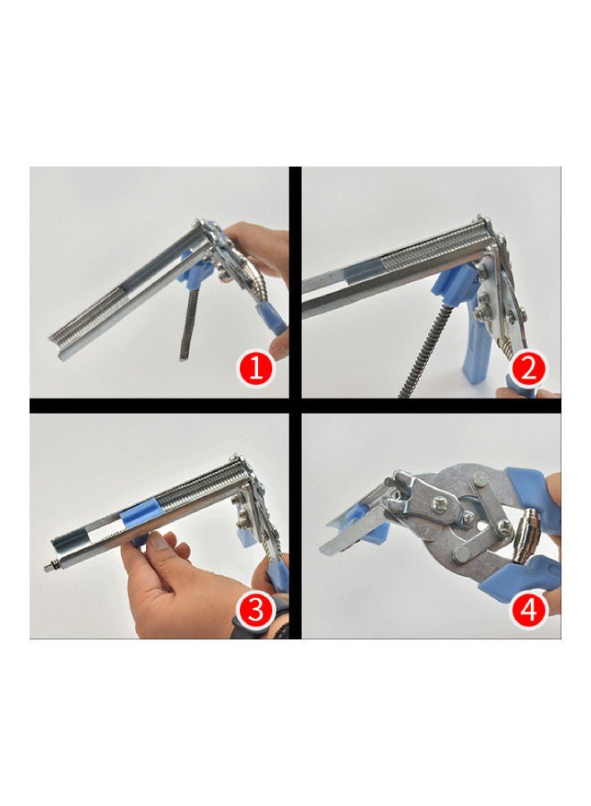 NIBEMINENT 600-Pieces M-shaped Ring Nail For Animal Cages Silver - Image 4