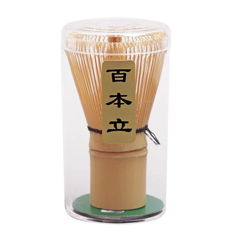 ZENRC Handcrafted Golden Bamboo Matcha Whisk, Traditional Japanese Chasen Matcha Stirrer -Bamboo Whisk Made from Durable and Sustainable Organic Bamboo - Image 1