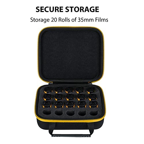 khanka Hard Carrying Case Compatible with Kodak 35mm film Photographic Film Storage Case for 20 Rolls (Film Not Included) - Image 3
