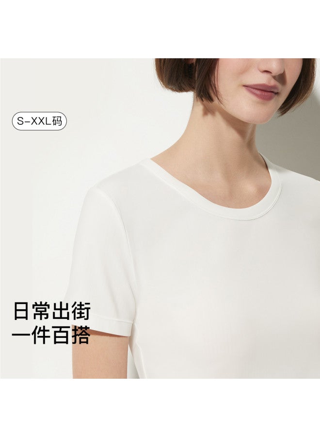 ubras Slim Versatile Women'S Short Sleeve T-Shirt, Fitted Shoulder Comfortable Top For Women - Image 3