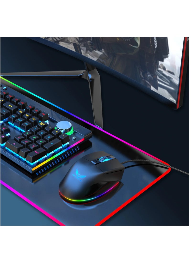 ZERODATE - G26 Gaming Mouse - Optical Sensor 7,200 DPI - Programmable 8 Buttons - With software - Image 1
