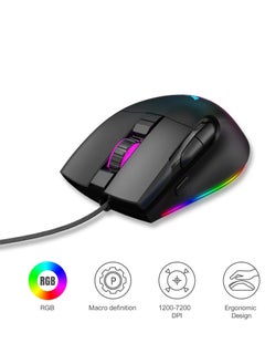 G26 Gaming Mouse - Optical Sensor 7,200 DPI - Programmable 8 Buttons - With software - pzsku/Z3BB067466510984587BCZ/45/_/1706207110/2e3a4878-a576-4884-9983-377ea9f28b81