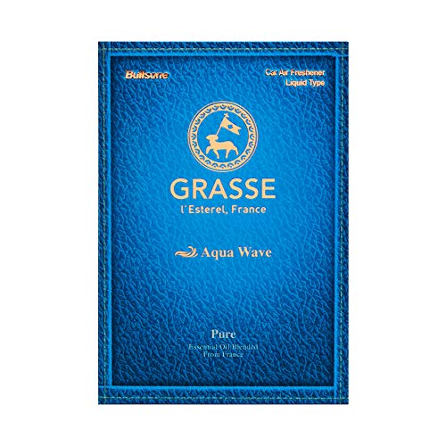 Bullsone بولسوان غراس ليستيريل، معطرات هواء طبيعية للسيارات، عطر فاخر للسيارة - رائحة أكوا ويف - Image 2