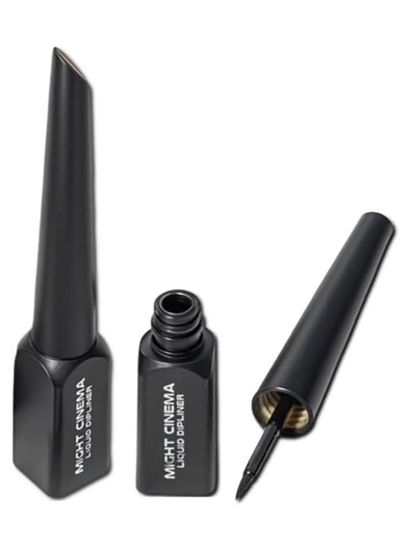 Might Cinema Dipliner Super Black Long-Lasting Semi-Matte Liquid - Image 1
