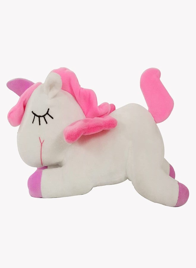 Babique Unicorn Sitting Plush Soft Toy Cute Kids Animal Home Decor Boys/Girls (30 cm, White) (CH-UNICORN-30-WHT) - Image 3