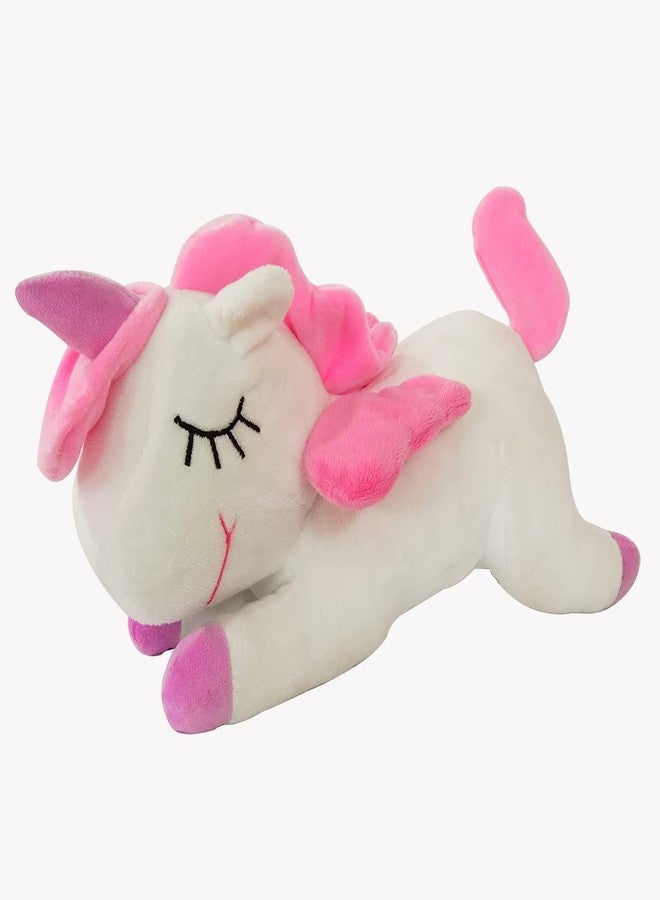 Babique Unicorn Sitting Plush Soft Toy Cute Kids Animal Home Decor Boys/Girls (30 cm, White) (CH-UNICORN-30-WHT) - Image 1