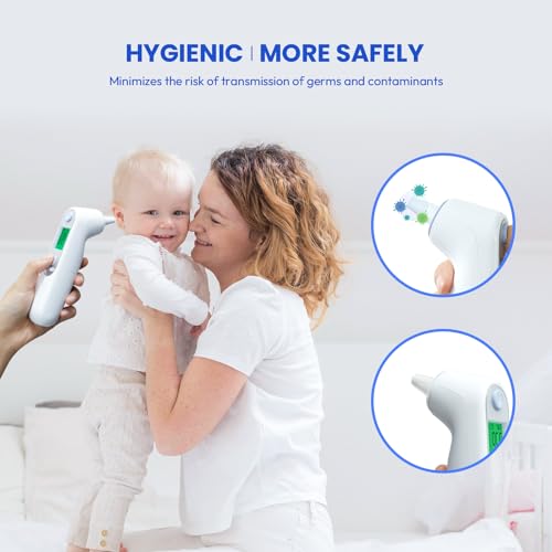 Viproud 120X Ear Thermometer Probe Covers, for All Braun Thermometer Ear Covers, Lens Filters, Refill Caps, 0% BPA Disposable Covers - Image 3