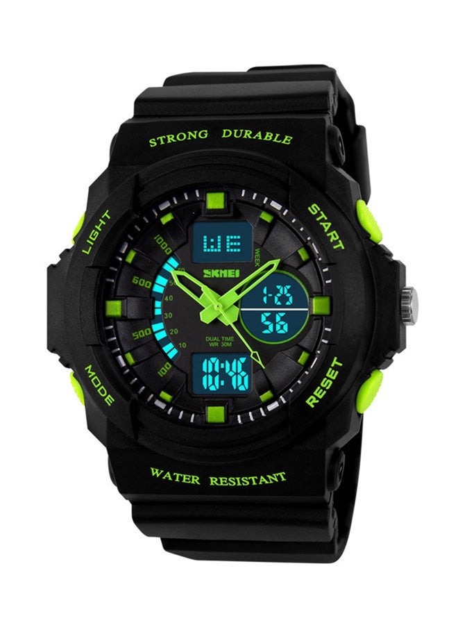 NIBEMINENT Boys' Silicone Analog Wrist Watch 32831694279 - 52 mm Black