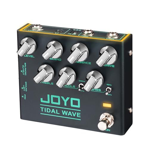 JOYO Bass Guitar Pedals Preamp Overdrive Pedal with EQ and Noise Reduction DI Output for Pop Funk Metal Bassist Electric Guitar (TIDAL WAVE R-30) - Image 1