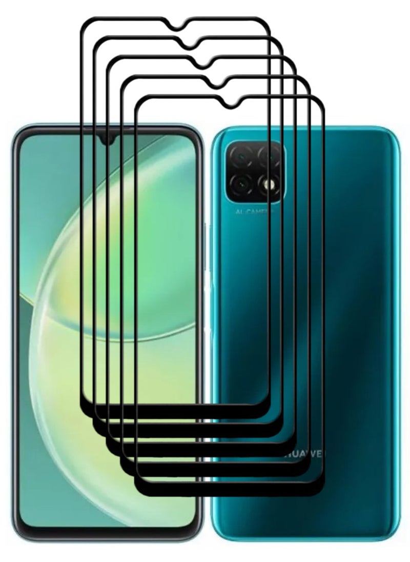ACLIX 5 Pieces Antistatic ESD Dustproof Premium Quality High Definition Tempered Glass Screen Protector Designed For Huawei nova Y60 - Image 1