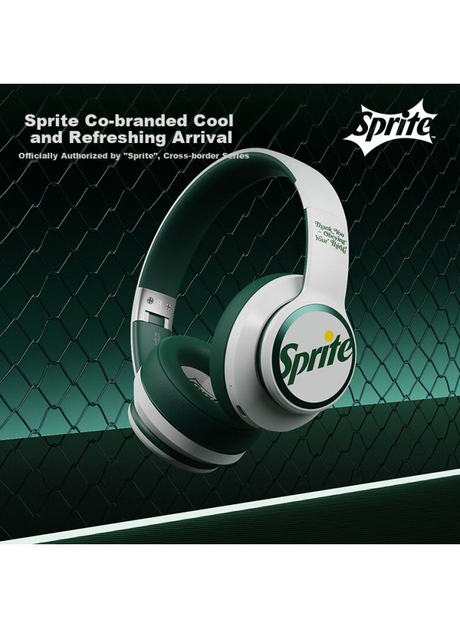 Coca-cola Sprite Headphones Over-ear Wireless Bluetooth Headphones Gaming Headset With Deep Bass For Music And Sports, Compatible With Apple, Huawei, Xiaomi - Chinese New Year Gift - Image 3