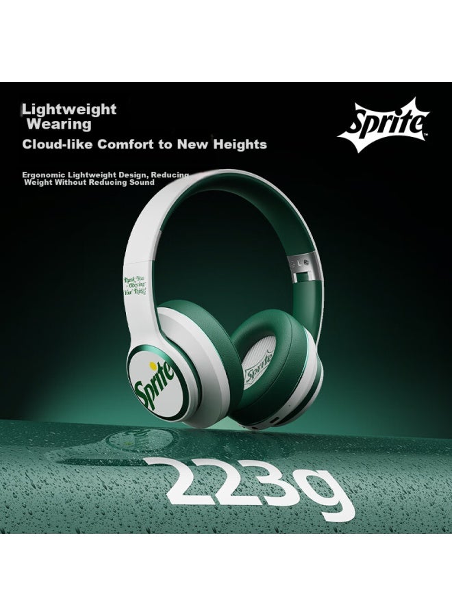 Coca-cola Sprite Headphones Over-ear Wireless Bluetooth Headphones Gaming Headset With Deep Bass For Music And Sports, Compatible With Apple, Huawei, Xiaomi - Chinese New Year Gift - Image 5