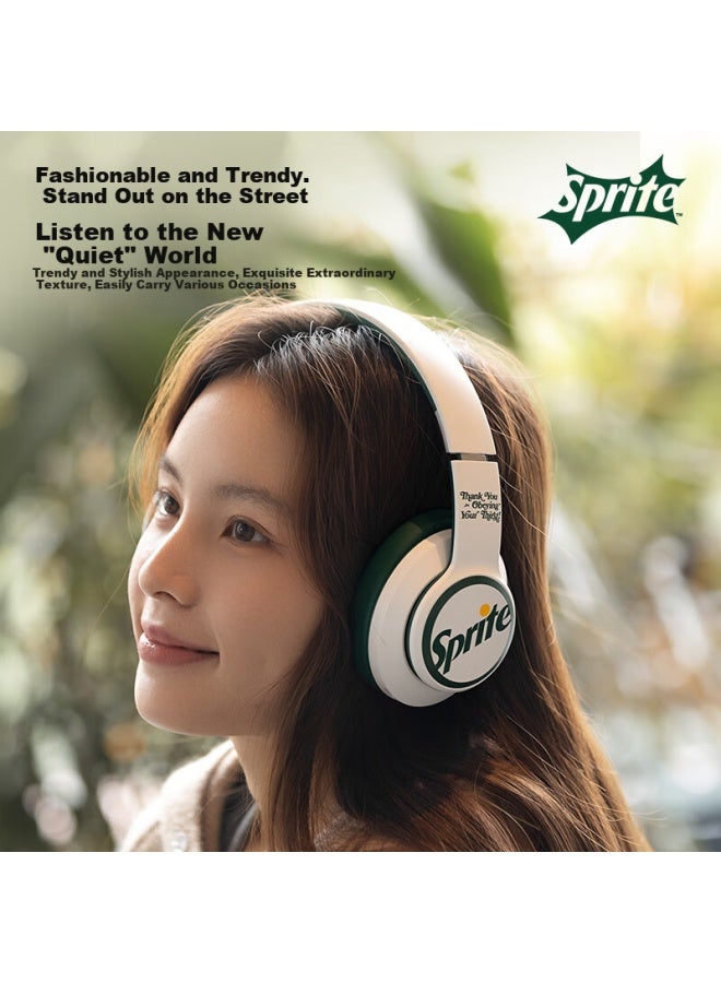 Coca-cola Sprite Headphones Over-ear Wireless Bluetooth Headphones Gaming Headset With Deep Bass For Music And Sports, Compatible With Apple, Huawei, Xiaomi - Chinese New Year Gift - Image 2