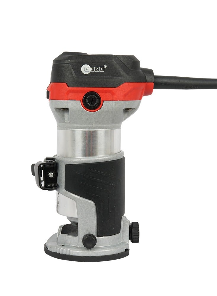 عفرا ماكينة تشذيب الخشب بقاعدة راوتر 6-8 مم من أفرا، 710 وات - Image 1