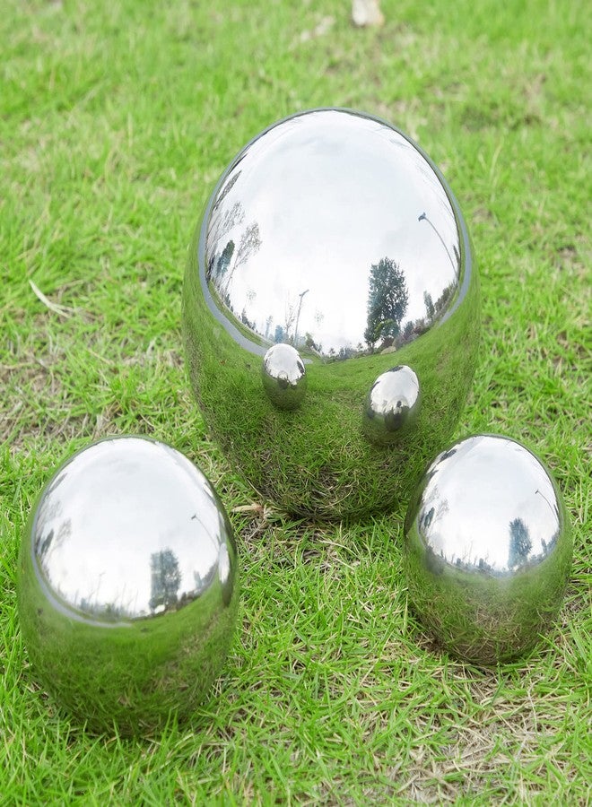 Opexscal Stainless Steel Decorative Balls, Shiny Decorative Orbs for Centerpiece Decor, Set of 6 - Image 5