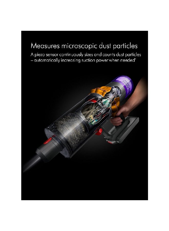 dyson 750W V15 Detect Absolute Cordless Vacuum Cleaner Nickel and Yellow 0.77 L 447033-01 750 W 447033-01 Nickel/Yellow - Image 3