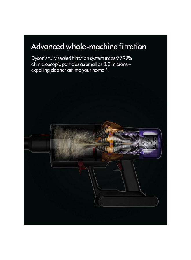 dyson 750W V15 Detect Absolute Cordless Vacuum Cleaner Nickel and Yellow 0.77 L 447033-01 750 W 447033-01 Nickel/Yellow - Image 5