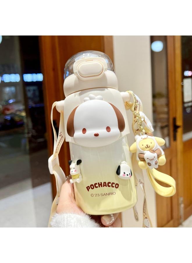 Generic - Sanrio Coolomi Children's Thermos Cup Primary School Student Water Cup School Special Girl Straw Kettle New - Image 1