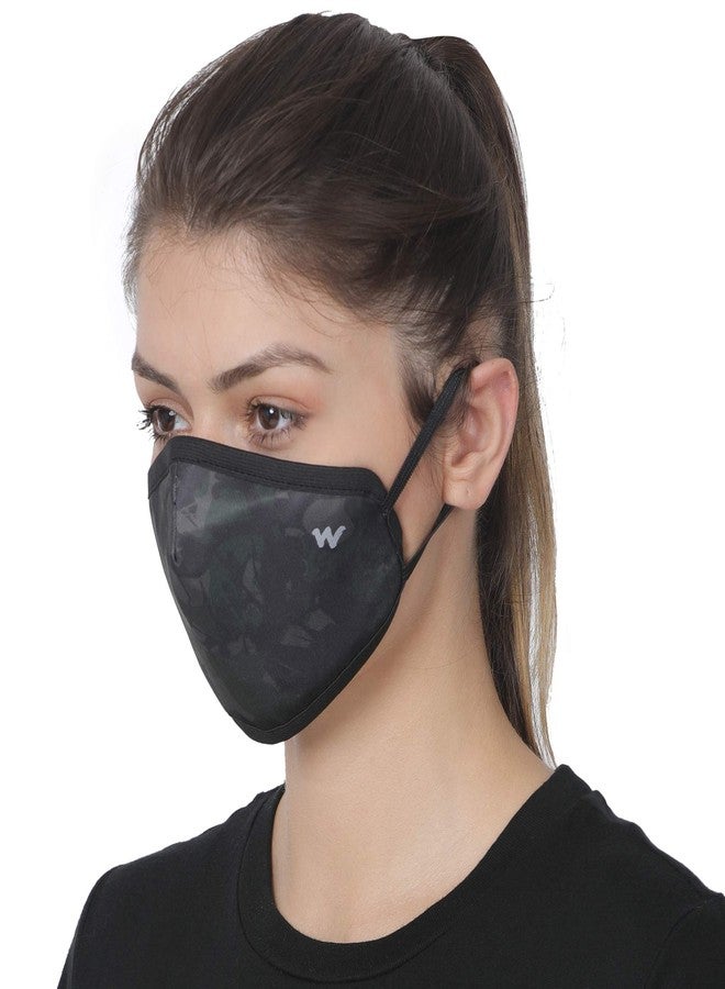 Wildcraft Unisex-Child Polyester SUPERMASK W95+ Reusable Outdoor Respirator 7P : SUBLIPRINT : Brown_CAMO : S (8903338163961 7 Count (Pack of 1)) - Image 5