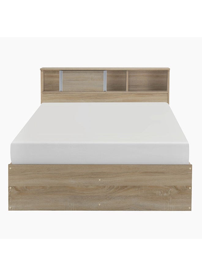 Home Box - Oasis Cambridge Single Bed With Sliding Door Storage Headboard 222.5x83x98.5 cm - Image 1
