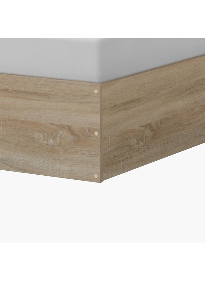 Home Box - Oasis Cambridge Single Bed With Sliding Door Storage Headboard 222.5x83x98.5 cm - Image 1