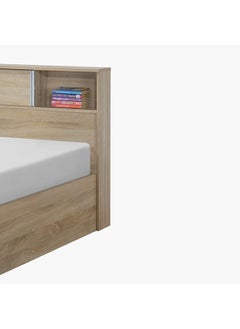 Home Box Oasis Cambridge Single Bed With Sliding Door Storage Headboard 222.5x83x98.5 cm  - Image 3