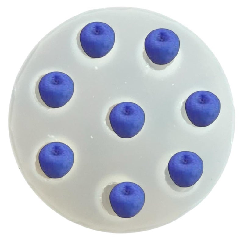 UKIYO INTERNATIONAL UKIYO international® - Blueberry Silicone Mould for Candle Making Mini Chocolate Mold Fruit Berry Cupcake Dessert Decor Topping Mold Art and Crafts 8 Cavity Moulds - Image 2