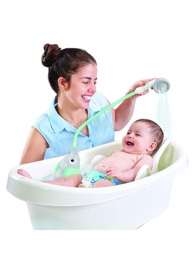 Yookidoo - Yookidoo Baby Bath Shower Head - Elephant Water Pump with Trunk Spout Rinser - Control Water Flow from 2 Elephant Trunk Knobs for Maximum Fun in Tub or Sink for Newborn Babies - Image 1