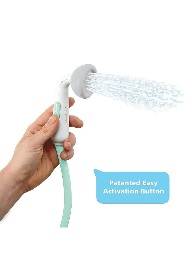 Yookidoo - Yookidoo Baby Bath Shower Head - Elephant Water Pump with Trunk Spout Rinser - Control Water Flow from 2 Elephant Trunk Knobs for Maximum Fun in Tub or Sink for Newborn Babies - Image 1