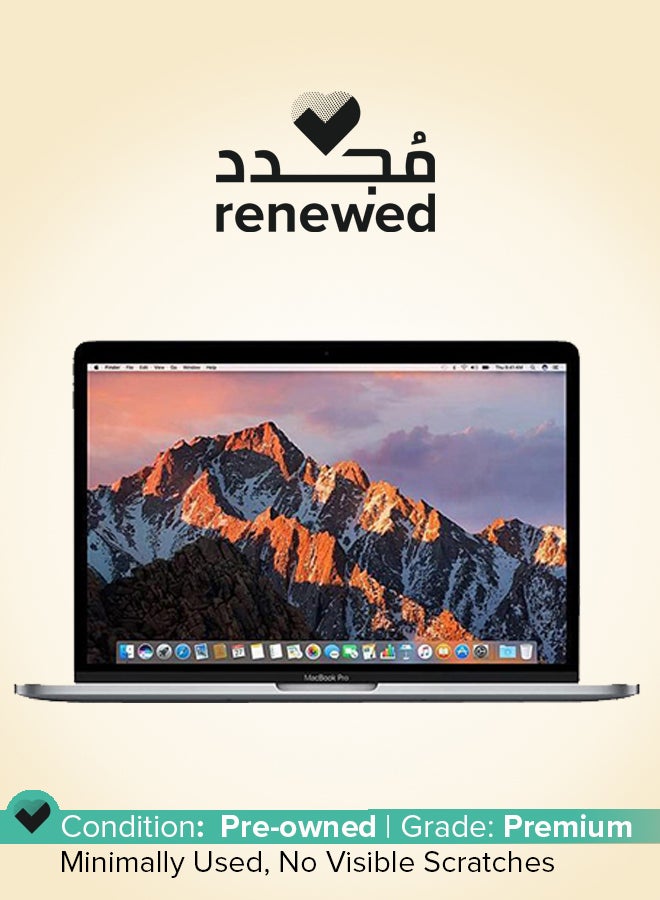 ابل  Renewed - MacBook Pro A1706 (2017) Laptop With 13.3-Inch Full HD Display, Core i5 Processor/Dual Core/8GB RAM/512GB SSD/macOS English Space Grey - Image 1