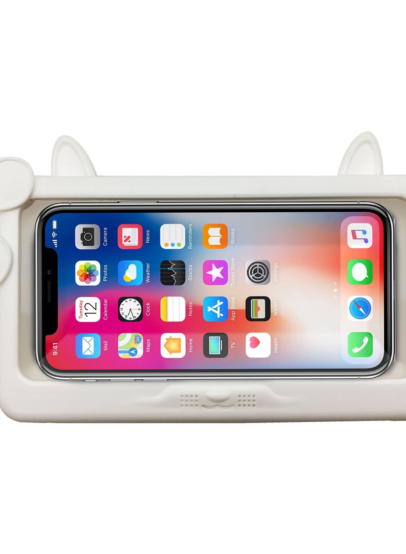 XiuWoo Waterproof Shower Phone Holder, Wall Mount Case for All iPhone Accessories, 480°Rotation Holder Waterproof, Bathroom Mirror Bathtub - Image 1