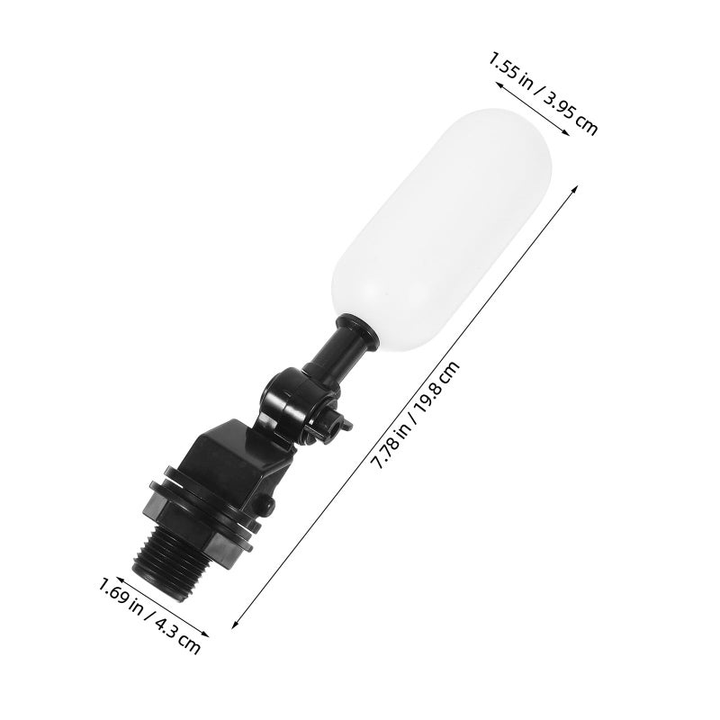 Mipcase Mini Plastic Float Valve Automatic Water Level Control Valve For Livestock Troughs And Ponds - Image 3