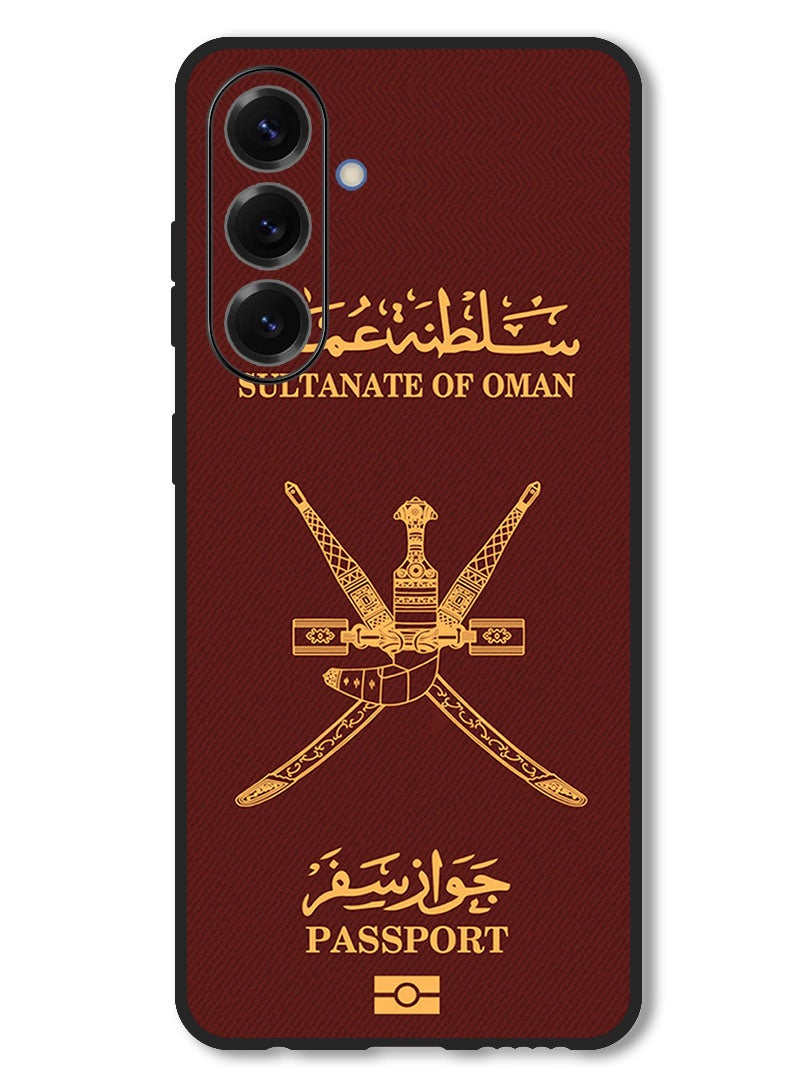 Theodor Case Compatible with Samsung Galaxy S25 FE 6.7 Inch Protection Shockproof Bumper Cover Oman Passport - Image 1