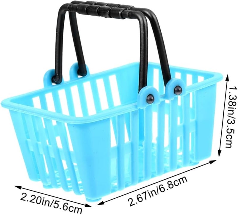 HANABASS 12 قطعة سلة تسوق تمثيلية سلال بقالة للأطفال هدية عيد ميلاد - Image 3