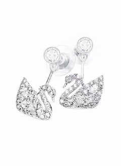 Generic Swan Lake Cystal Studded Earrings  - Image 1