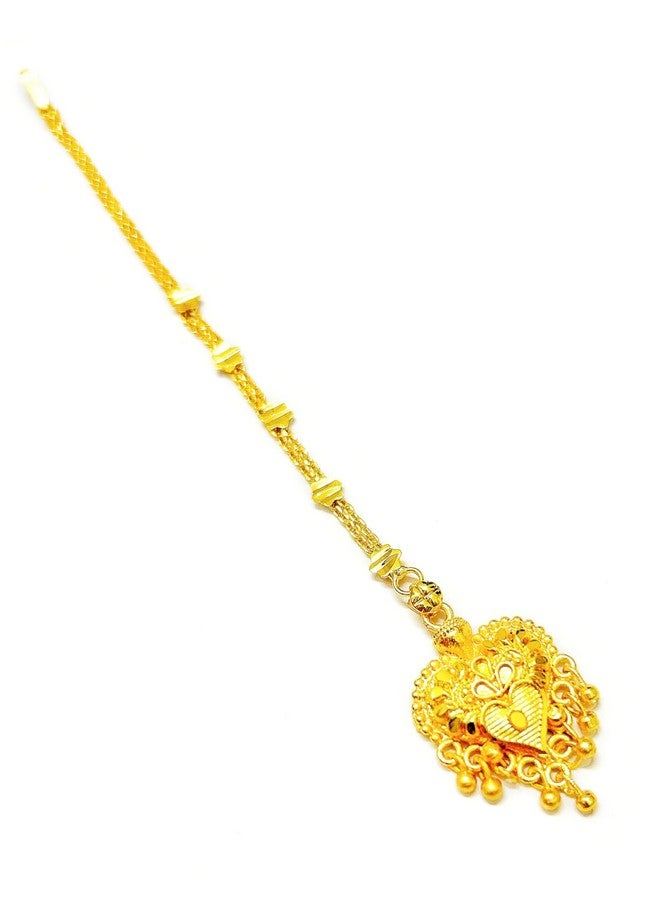 SMARNN Gold Plated Mang Tikka for Women - Image 1