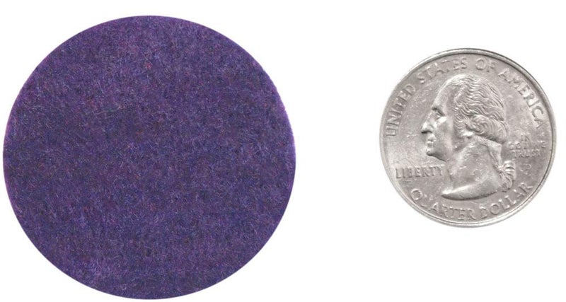 Playfully Ever After Dark Purple Craft Felt Circles (1.5 Inch - 94pc) - Image 2
