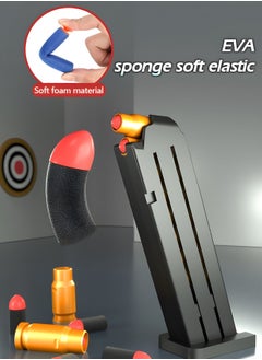 GROIC Toy Gun Soft Bullets,EVA Safety Soft Bullet Gun,Shooting Games Education Toy Model,Pistol Toy Foam Shock Wave Soft Bullet Game Gun,Shell Jump Design Toy Gun  - Image 5