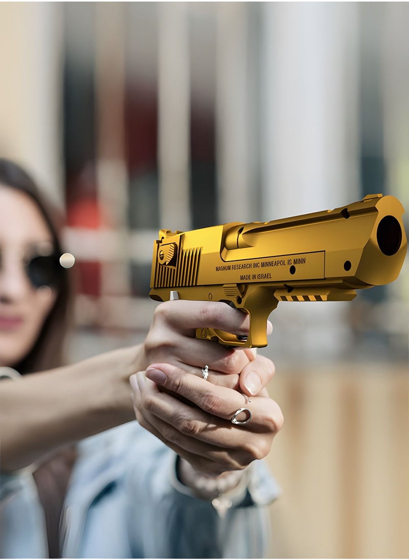 GROIC - Toy Gun Soft Bullets,EVA Safety Soft Bullet Gun,Shooting Games Education Toy Model,Pistol Toy Foam Shock Wave Soft Bullet Game Gun,Shell Jump Design Toy Gun - Image 1