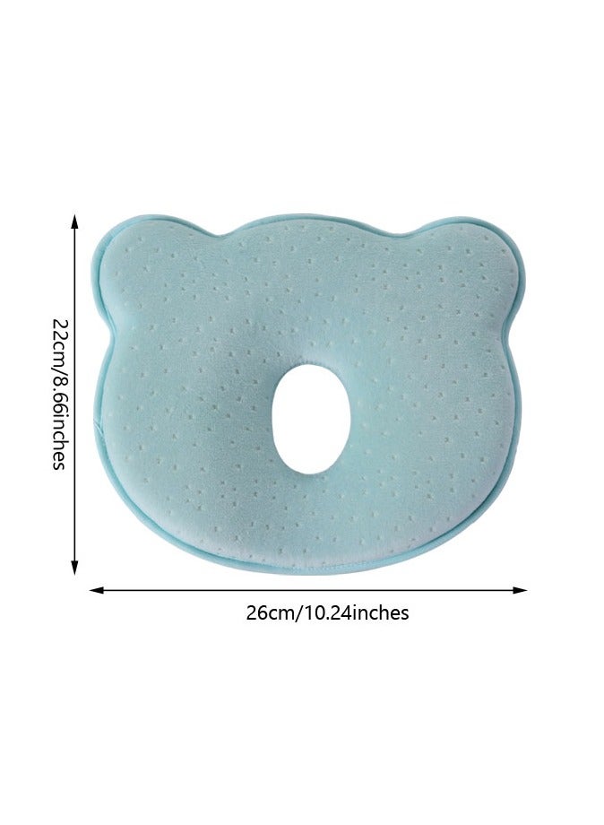 Memory Foam Baby Travel Pillow Lightweight Flat Head Nursing Pillow For Baby - Image 4