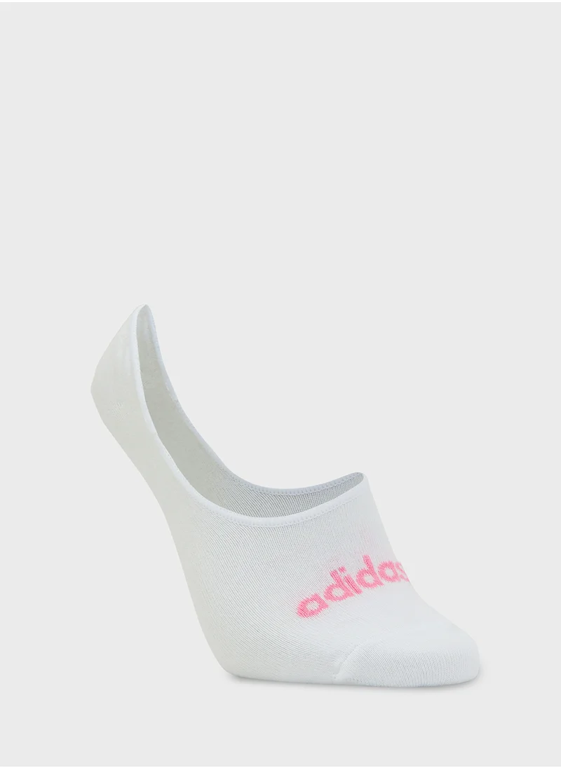 اديداس 2 Pack Thin Linear Ballerina Socks