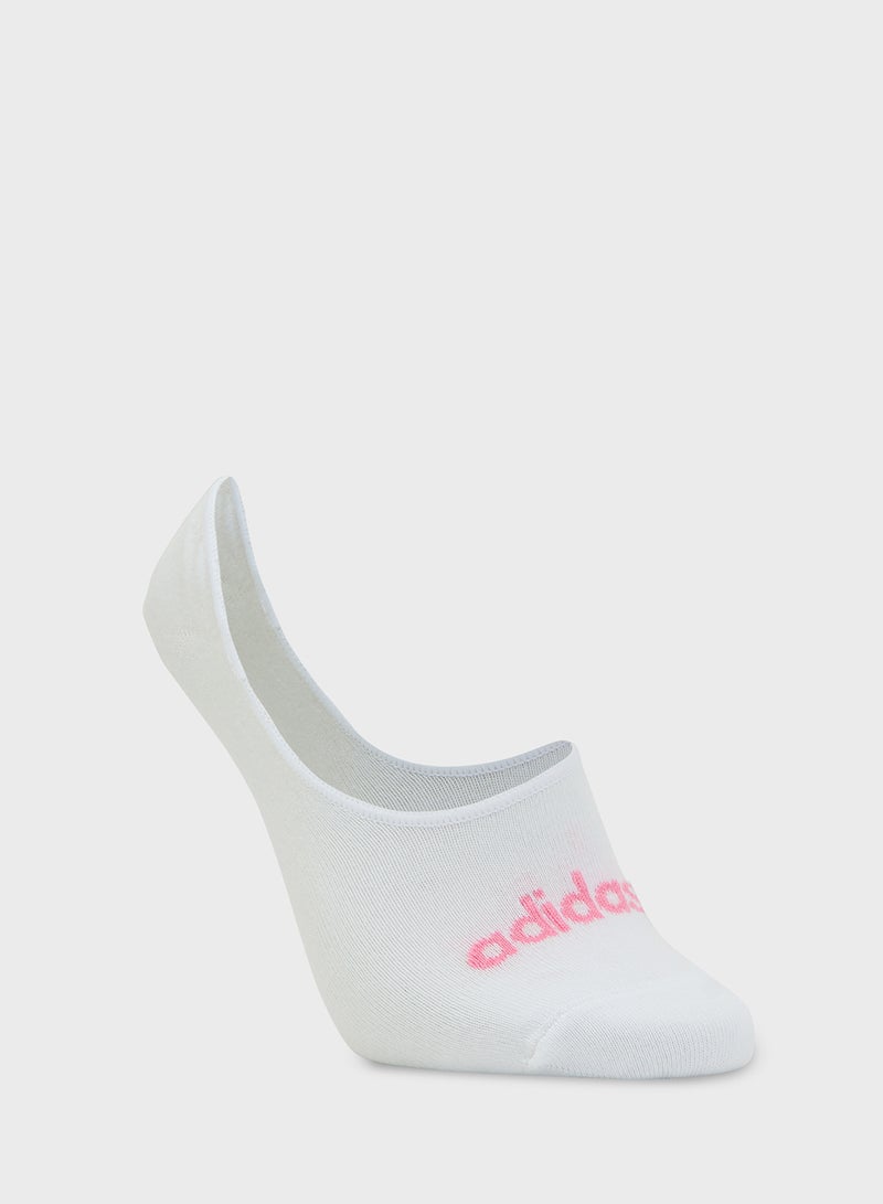 Adidas 2 Pack Thin Linear Ballerina Socks  - Image 2