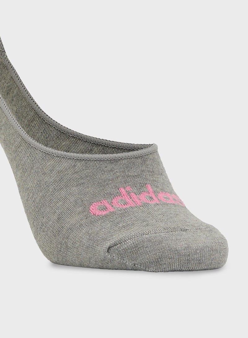 Adidas 2 Pack Thin Linear Ballerina Socks  - Image 4